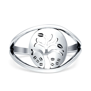 Tree Of Life Minimalist Filigree Thumb Ring 925 Sterling Silver Wholesale